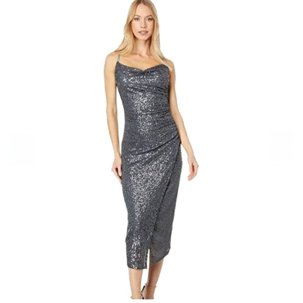 Laundry By Shelli Segal Shimmering Sequin Dress